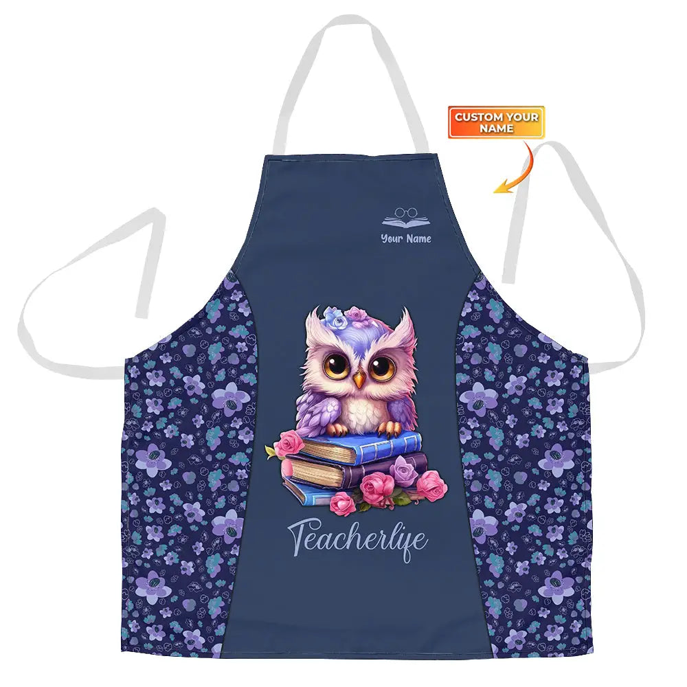 Personalized Apron Teacher Joymuu Cooking Apparel Chef