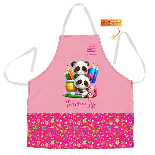 Personalized Apron Teacher Joymuu Cooking Apparel Chef