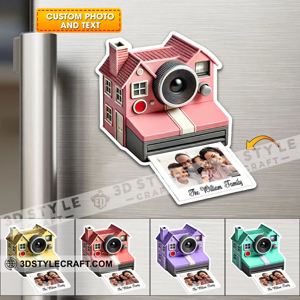 Photographer Fridge Magnet - Personalized