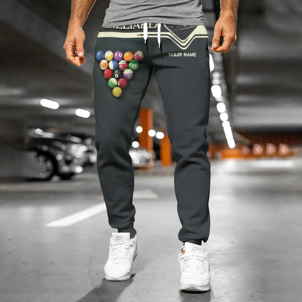 Unisex Clothing Custom Billiards Jogger Pants Gift For Lovers