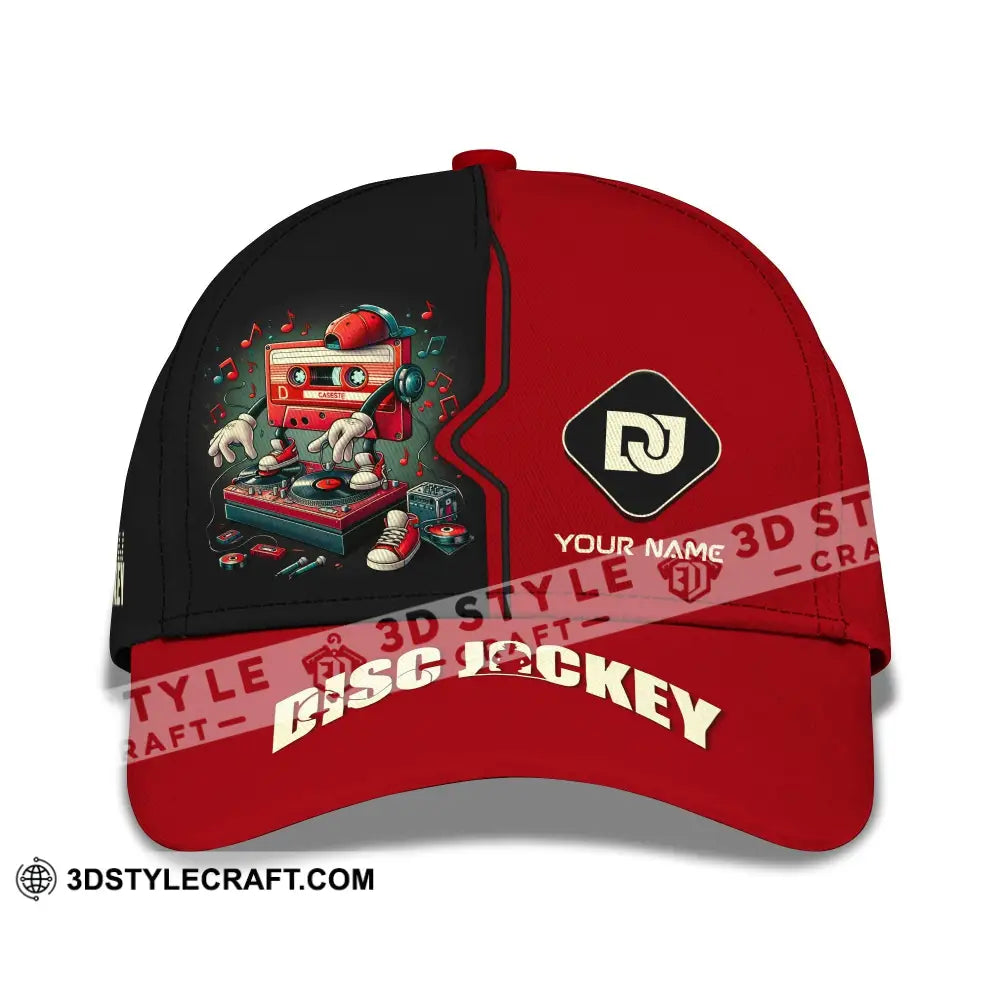 Unisex Disc Jockey Classic Cap Custom Name Hat Dj Gift T-Shirt