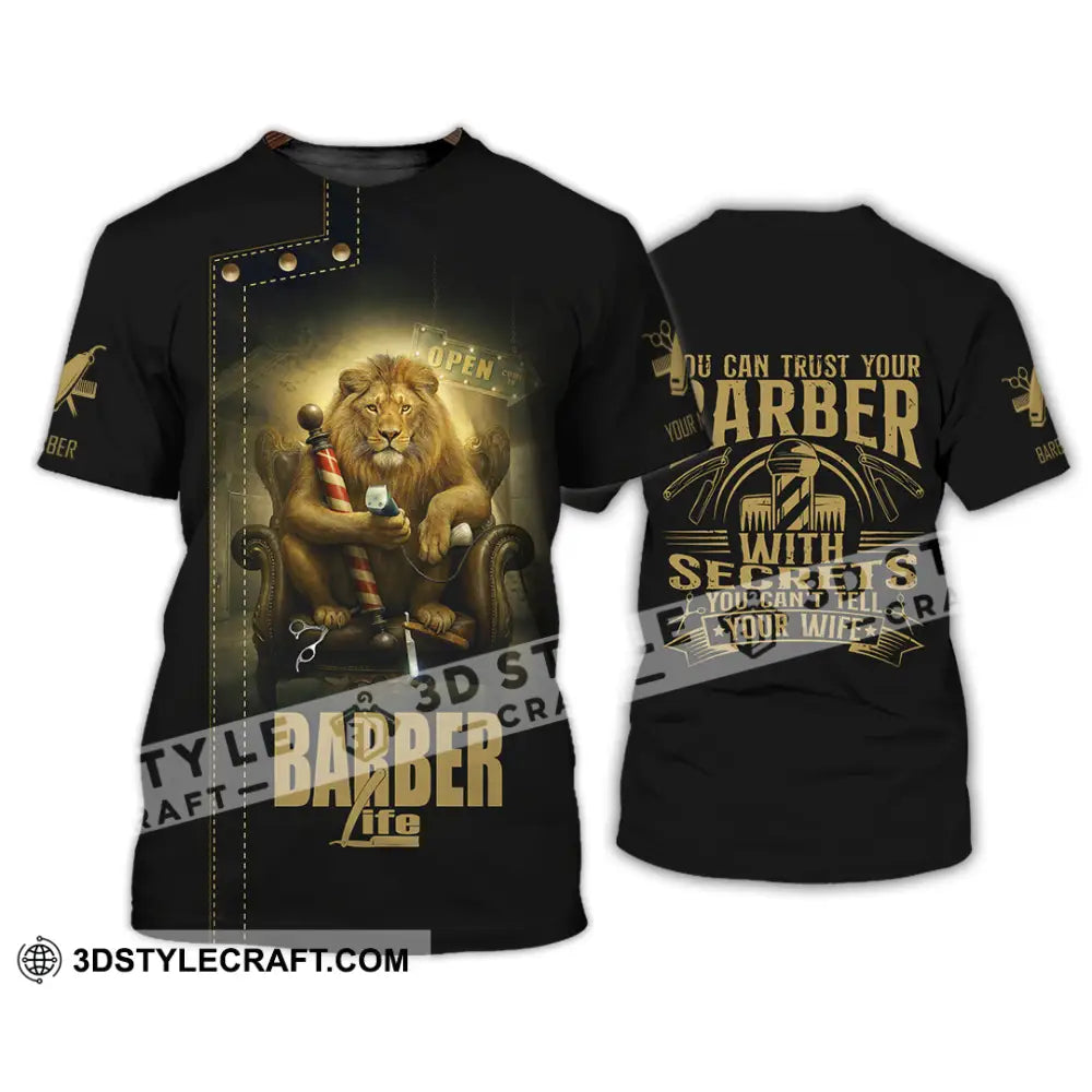 Unisex Shirt Custom Barber Life Shirt T Shirt / S T shirt