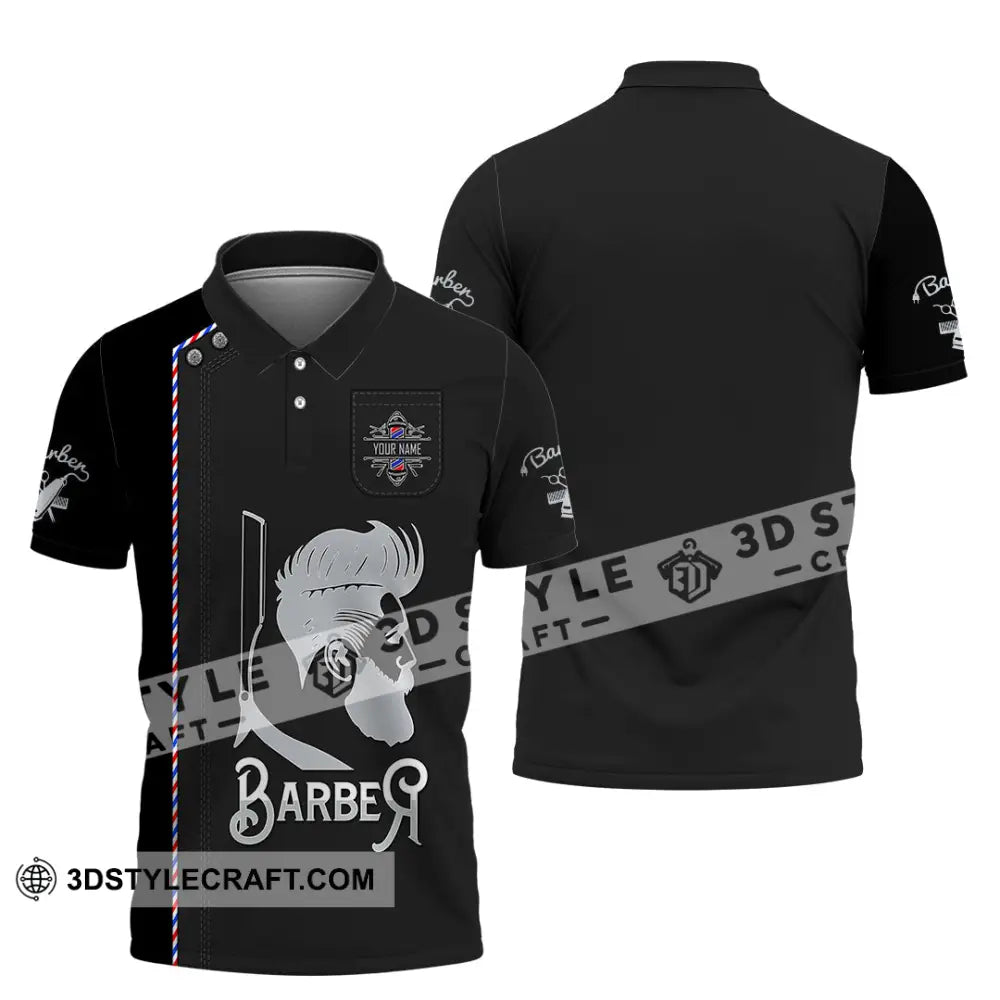 Unisex Shirt Custom Barber Shirt Polo Shirt / S T shirt