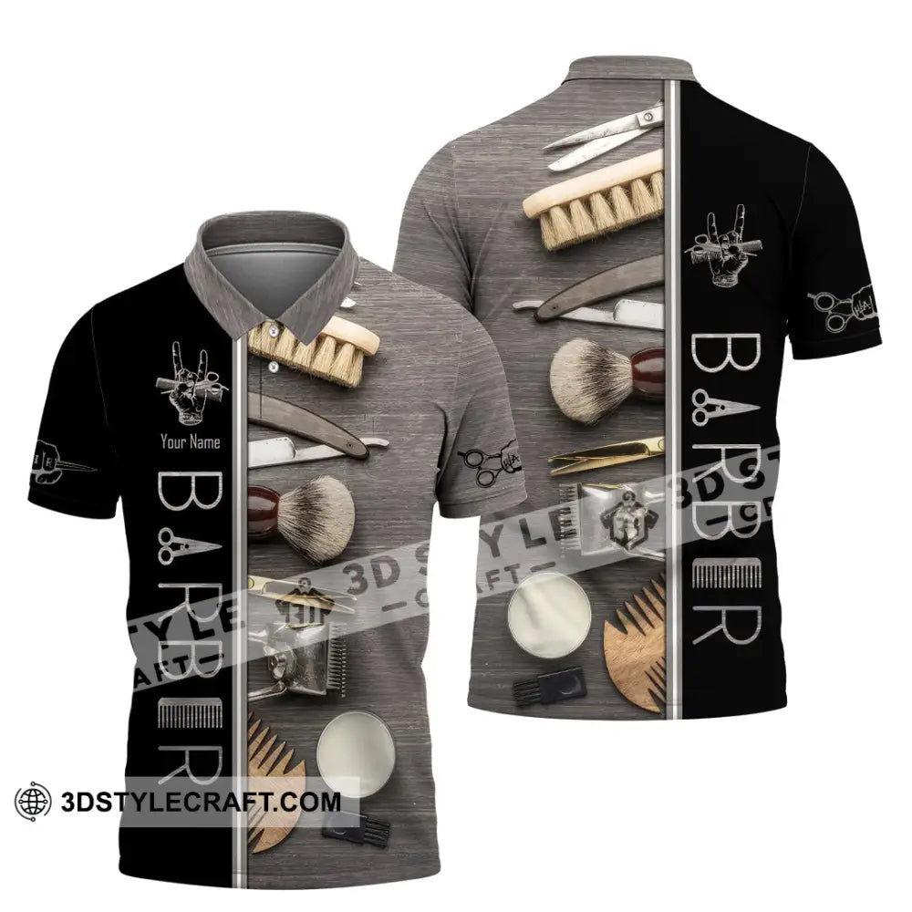 Unisex Shirt Custom Barber Shirt Polo Shirt / S T shirt