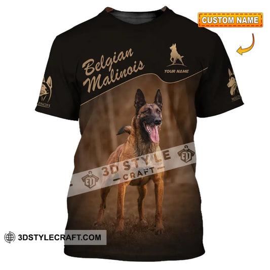 Unisex Shirt - Custom Belgian Malinois Pet Lover Shirt T-shirt