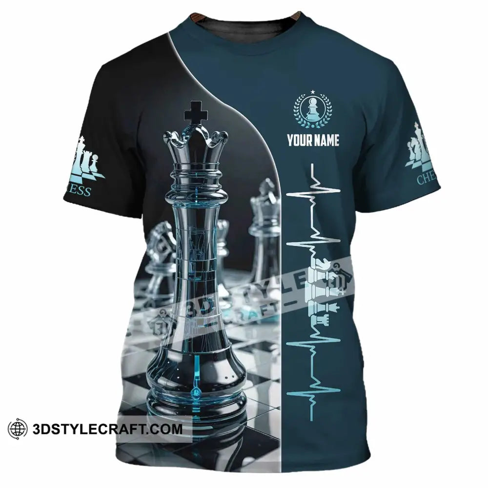 Unisex Shirt - Custom Chess Heartbeat Shirt T-Shirt / S T-shirt