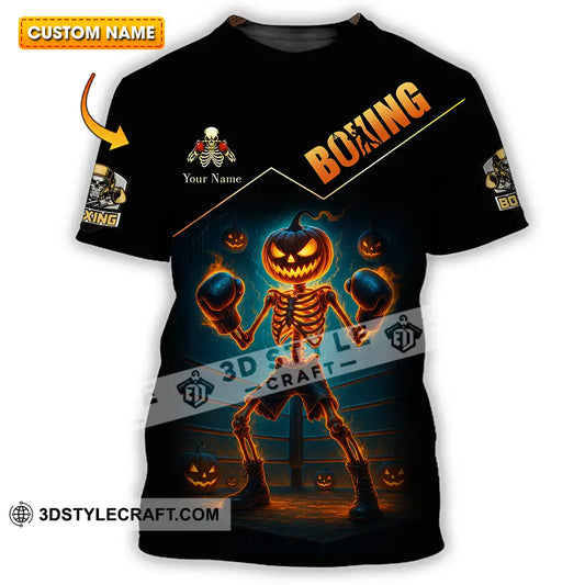 Unisex Shirt - Custom Halloween Boxing Lover Sport Shirt T-shirt