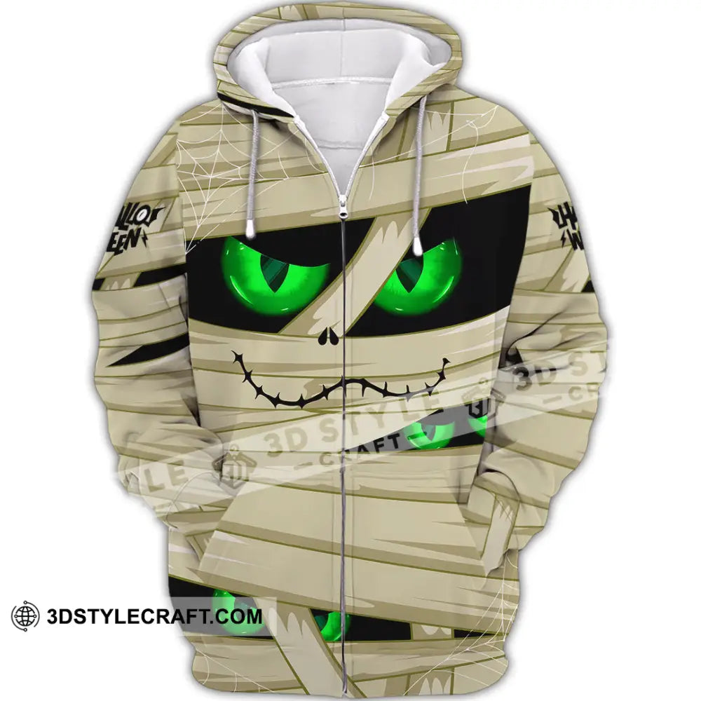 Unisex Shirt Custom Halloween Design Shirt Zipper Hoodie / S T shirt