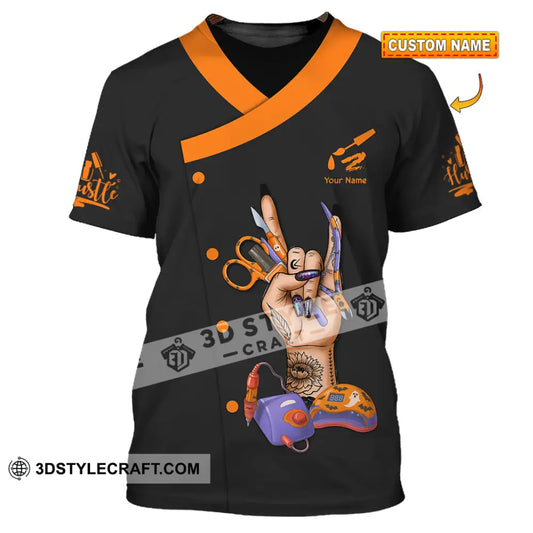 Unisex Shirt Custom Halloween Nails Artist Shirt T shirt