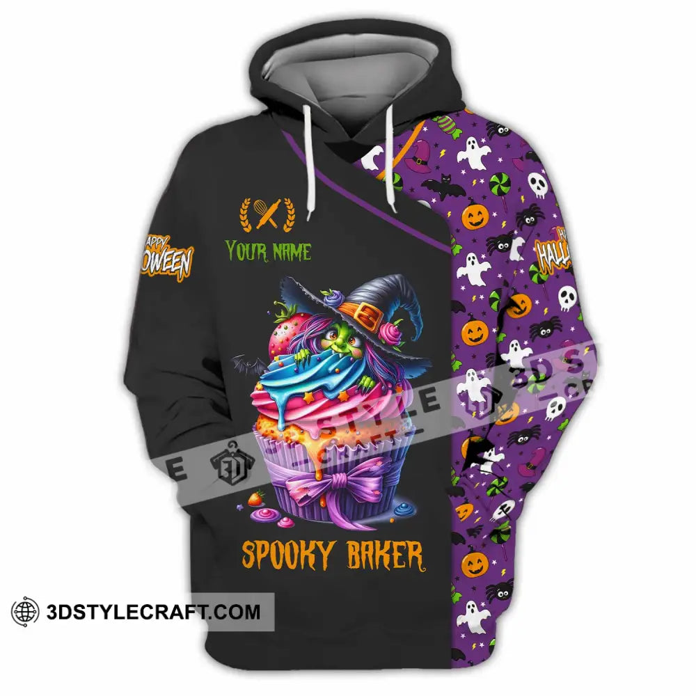 Unisex Shirt Custom Halloween Spooky Baker Shirt Hoodie / S T shirt