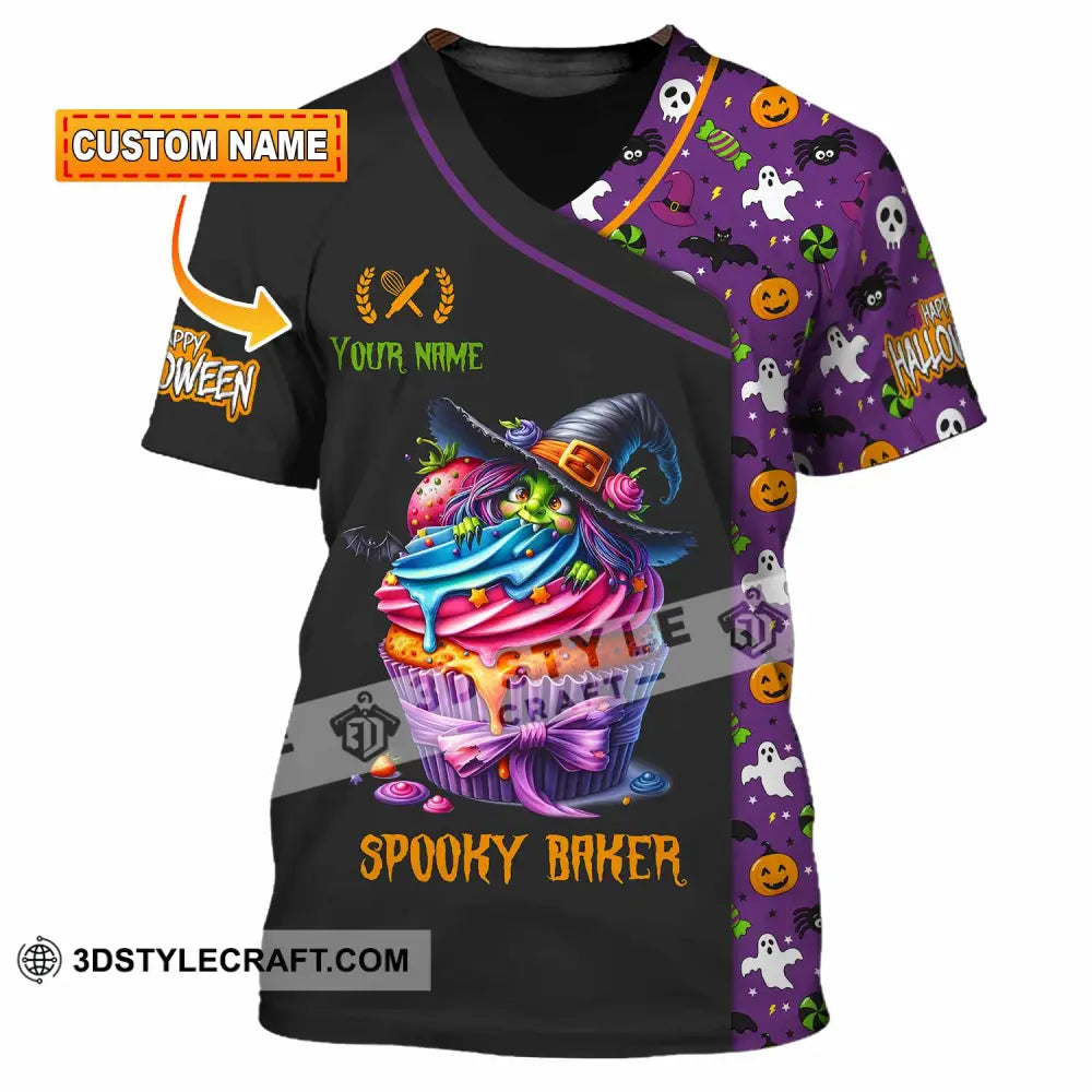 Unisex Shirt Custom Halloween Spooky Baker Shirt T shirt