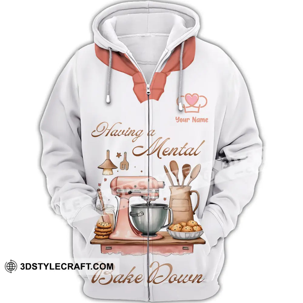 Unisex Shirt - Custom Having A Metal Baker Shirt Zipper Hoodie / S T-shirt