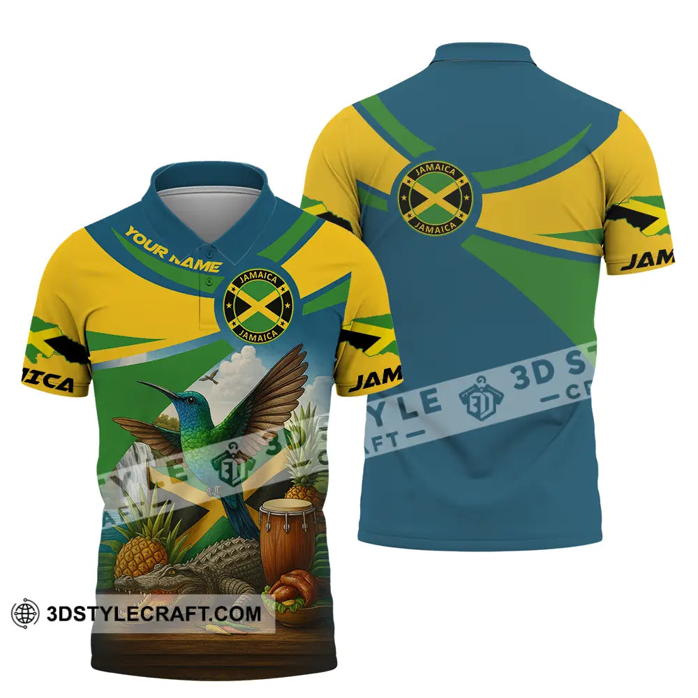 Unisex Shirt - Custom Jamaica Shirt Polo Shirt / S T-shirt
