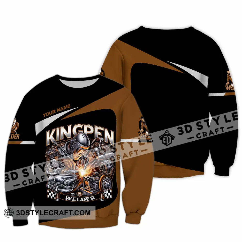 Unisex Shirt - Custom Kingpen Welder Shirt Long Sleeve / S T-shirt