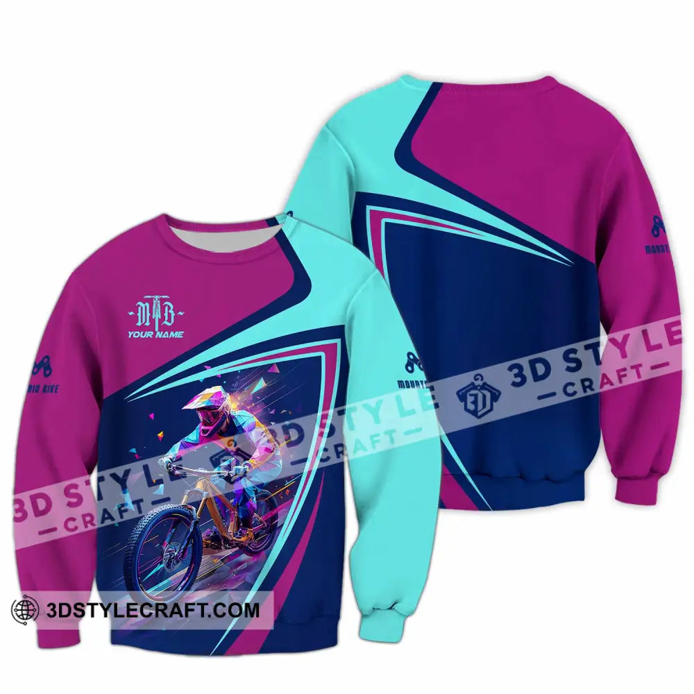 Unisex Shirt - Custom Mountain Bike Shirt Long Sleeve / S T-shirt