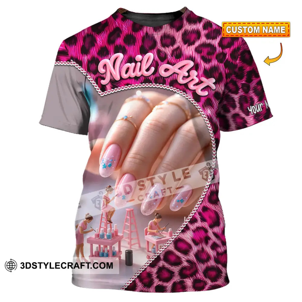 Unisex Shirt Custom Nails Artist Shirt T shirt