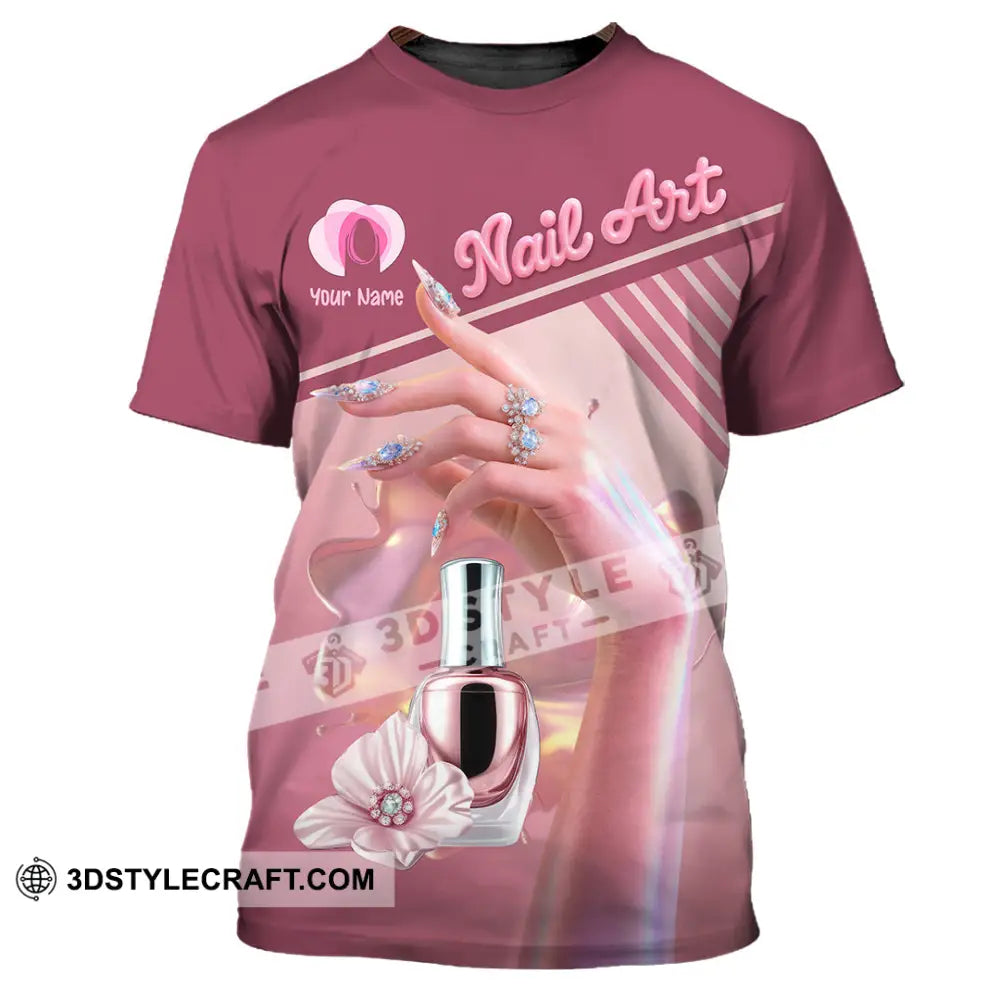 Unisex Shirt Custom Nails Artist Shirt T Shirt / S T shirt