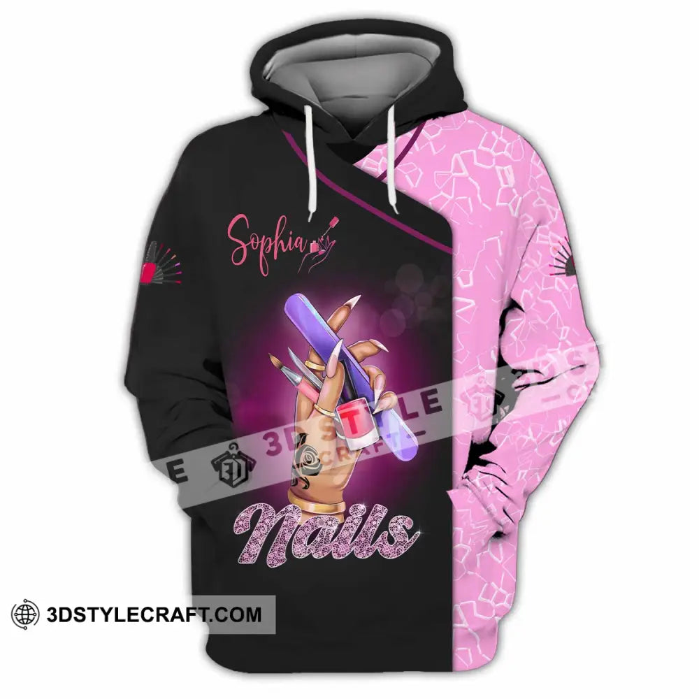 Unisex Shirt - Custom Nails Lover Shirt Hoodie / S T-shirt