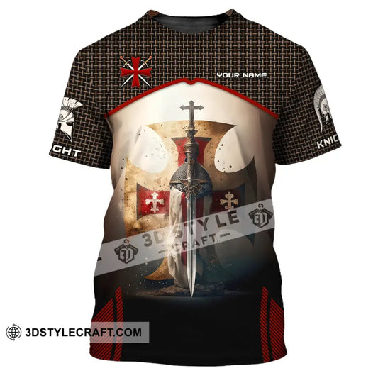 Unisex Shirt Custom Name England Knight Polo T-Shirt / S