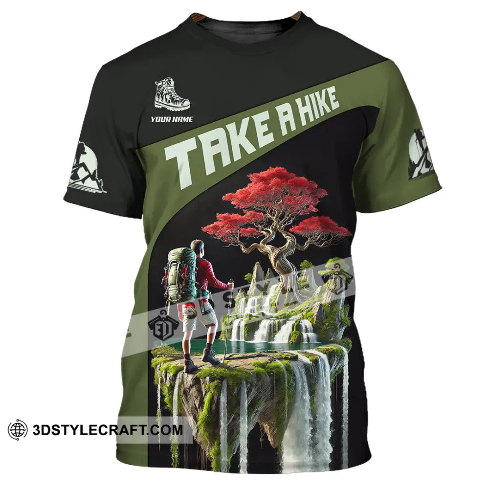 Unisex Shirt Custom Name Hiking Lover Gift T-Shirt / S T-Shirt