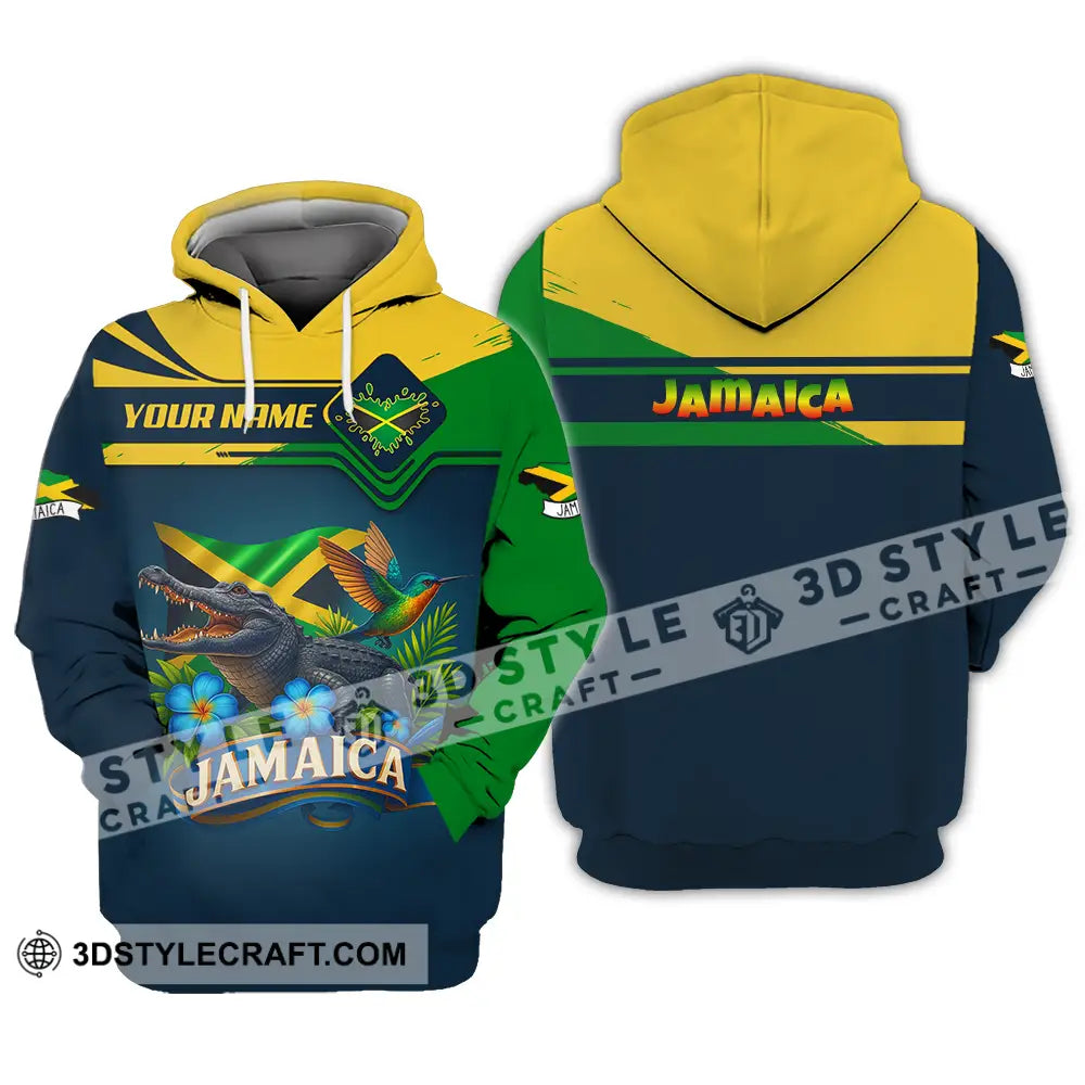 Unisex Shirt - Custom One Love Jamaica Shirt Hoodie / S T-shirt