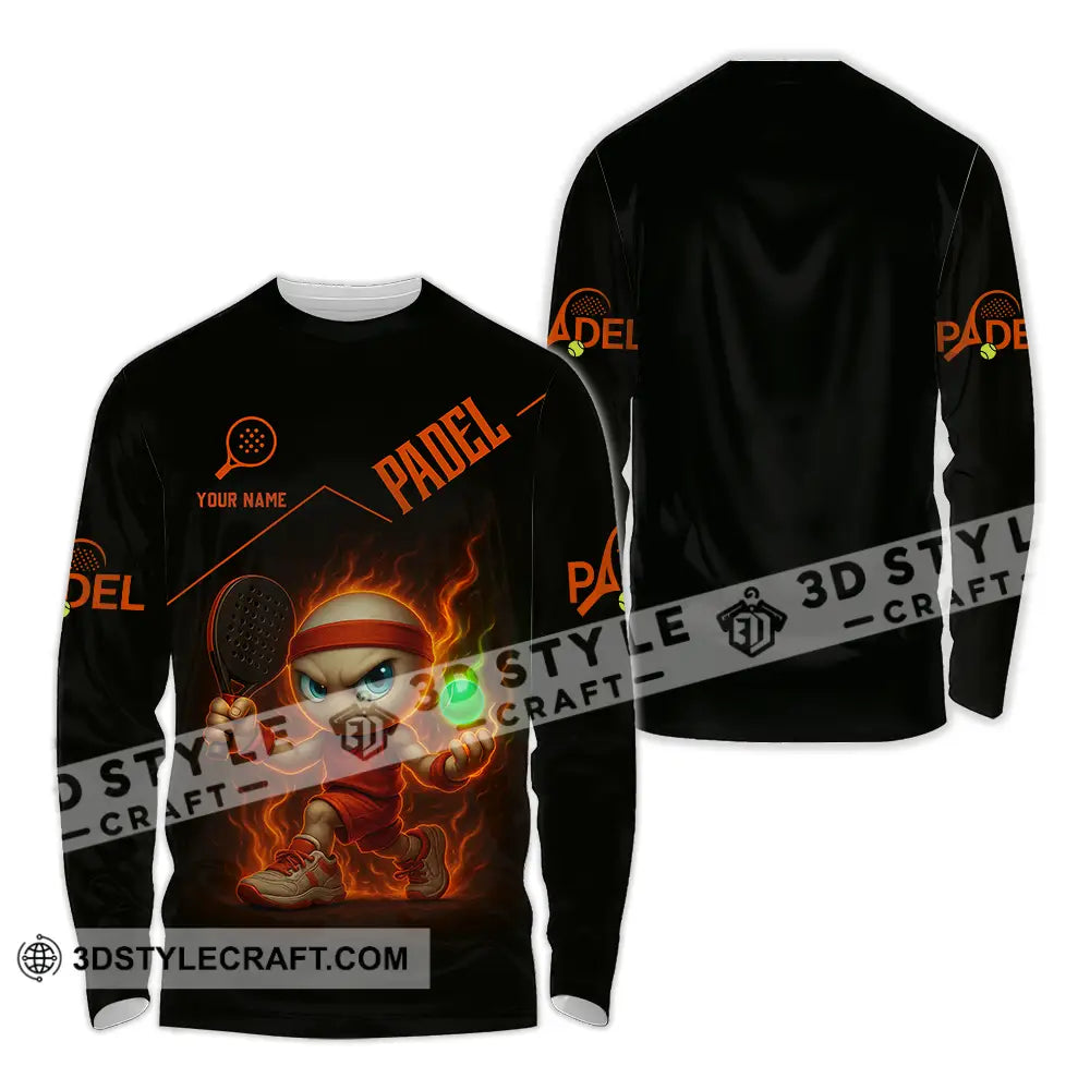 Unisex Shirt - Custom Padel Shirt Long Sleeve Shirt / S T-shirt