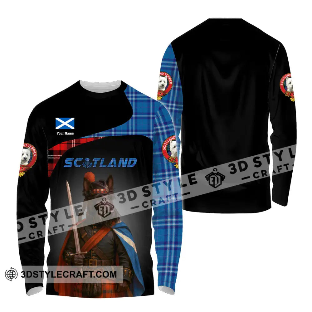Unisex Shirt - Custom Scotland Shirt Long Sleeve Shirt / S T-shirt