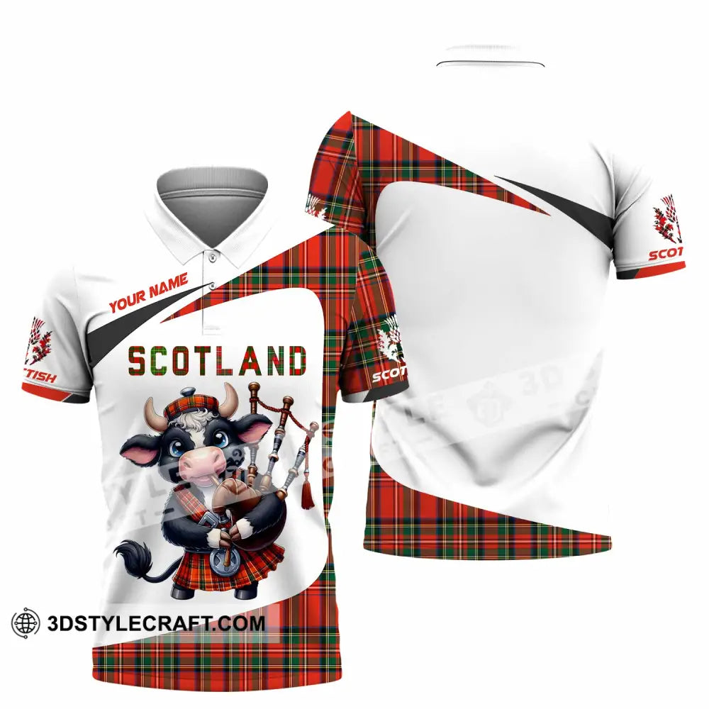 Unisex Shirt - Custom Scotland Shirt Polo Shirt / S T-shirt