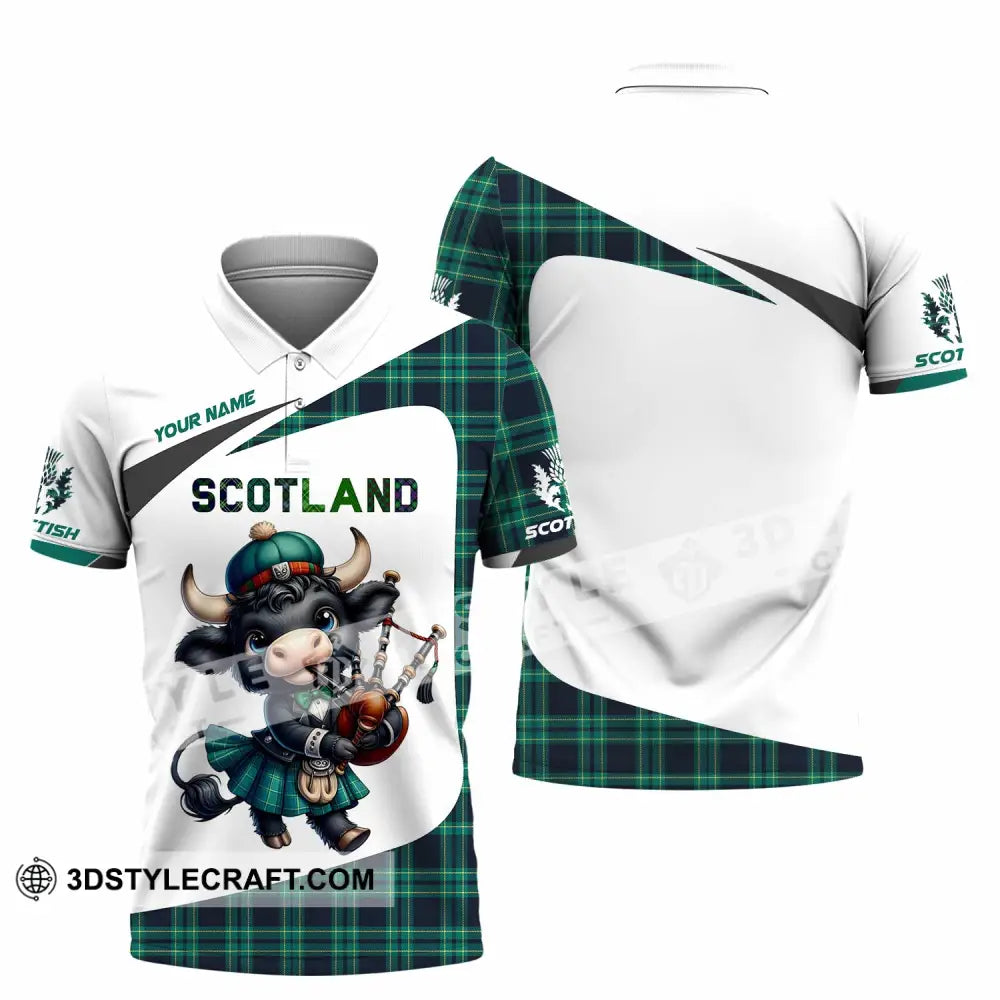 Unisex Shirt - Custom Scotland Shirt Polo Shirt / S T-shirt
