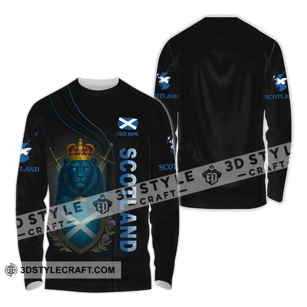 Unisex Shirt Custom Scottish Shirt Long Sleeve Shirt / S T shirt