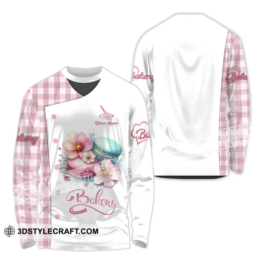 Unisex Shirt - Custom Text Shirt Bakery Long Sleeve Shirt / S T-shirt