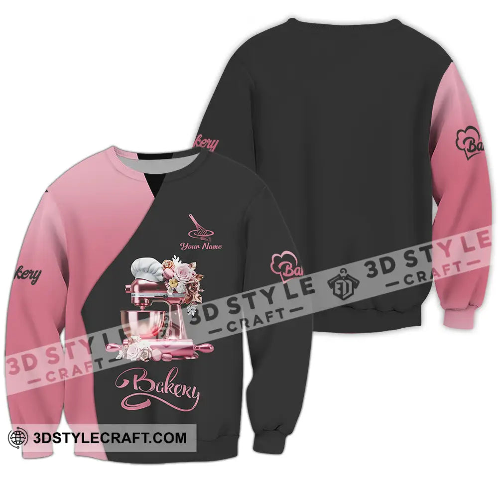 Unisex Shirt - Custom Text Shirt Bakery Long Sleeve / S T-shirt