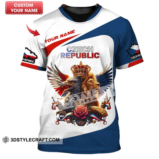 Unisex Shirt - Custom Text Czech Republic T-Shirt
