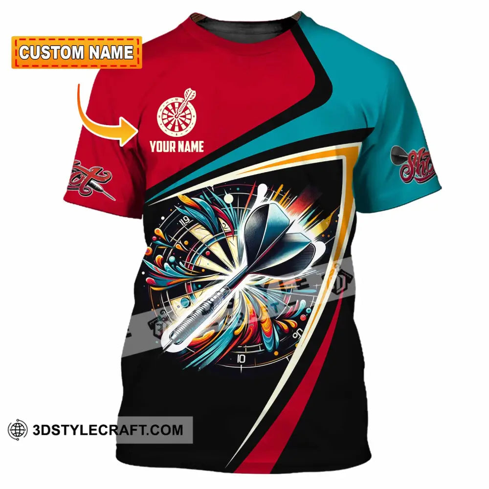 Unisex Shirt - Custom Text Shirt Dart Shirt T-shirt