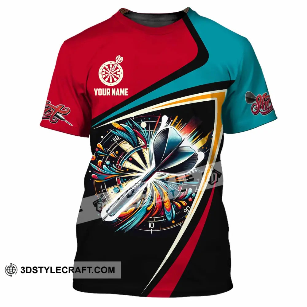 Unisex Shirt - Custom Text Shirt Dart Shirt T-Shirt / S T-shirt