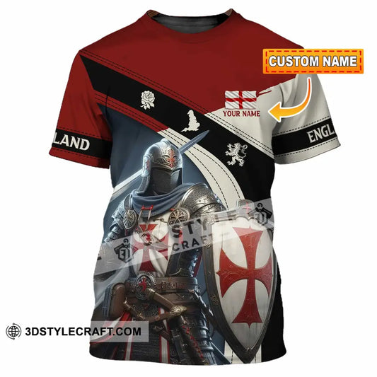 Unisex Shirt - Custom Text Shirt England Shirt T-shirt