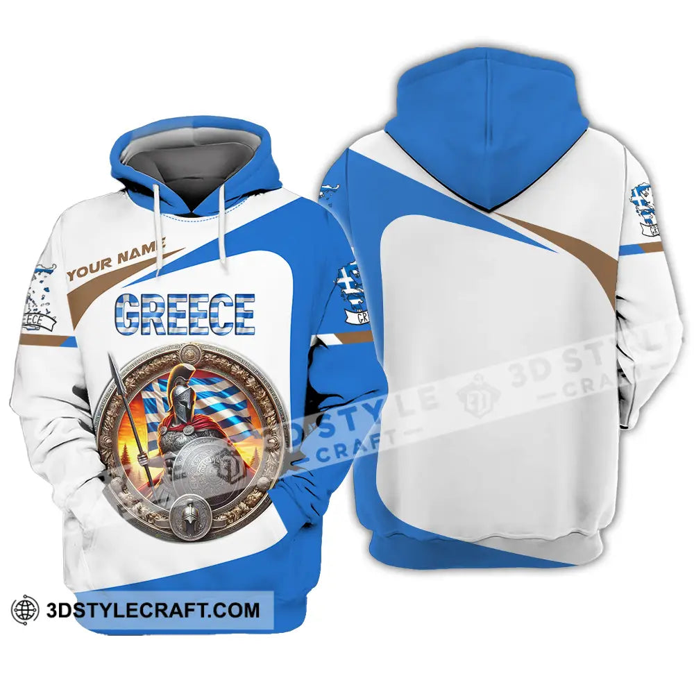 Unisex Shirt - Custom Text Greece Hoodie / S T-Shirt