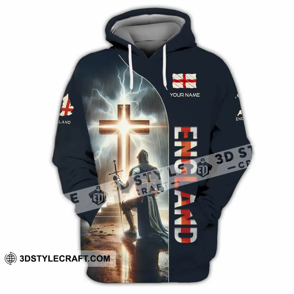 Unisex Shirt - Custom Text Guardian Of England Hoodie / S T-Shirt