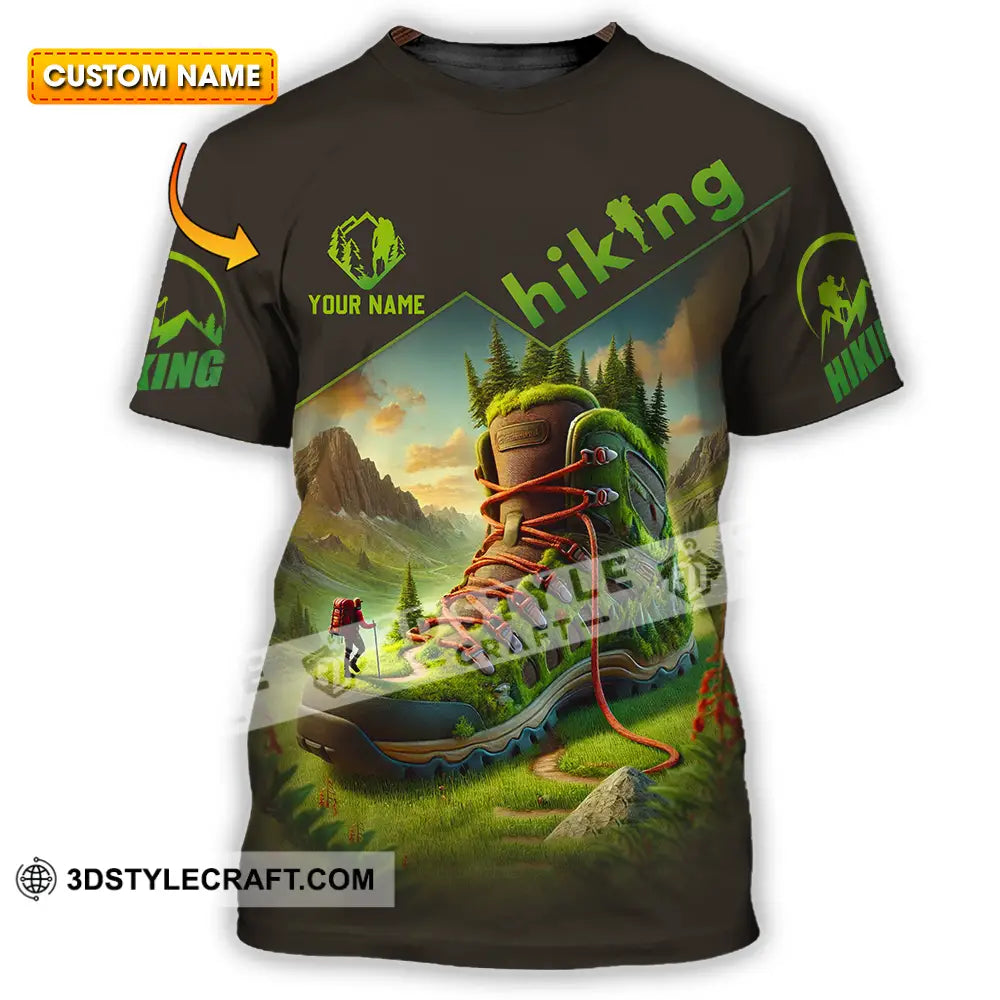 Unisex Shirt - Custom Text Hiking Lover T-Shirt