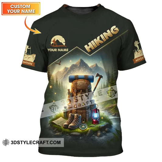 Unisex Shirt - Custom Text Hiking T-Shirt
