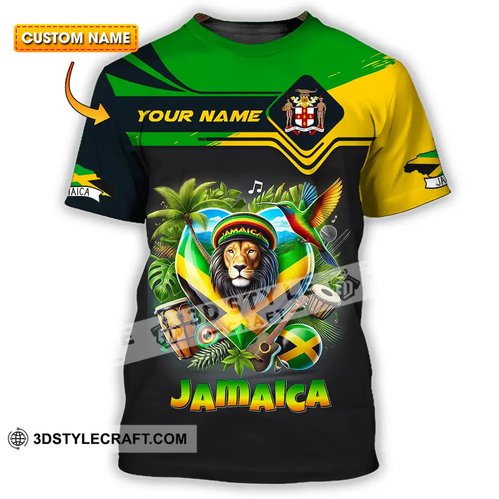 Unisex Shirt - Custom Text Jamaica T-Shirt