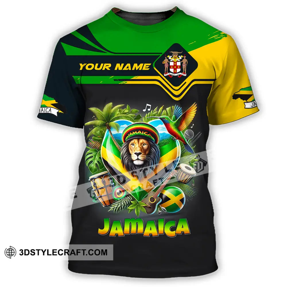 Unisex Shirt - Custom Text Jamaica T-Shirt / S T-Shirt
