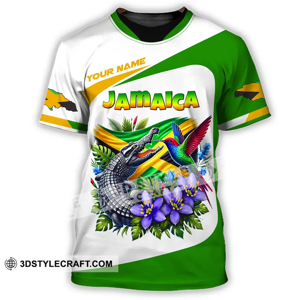 Unisex Shirt - Custom Text Jamaica T-Shirt / S T-Shirt