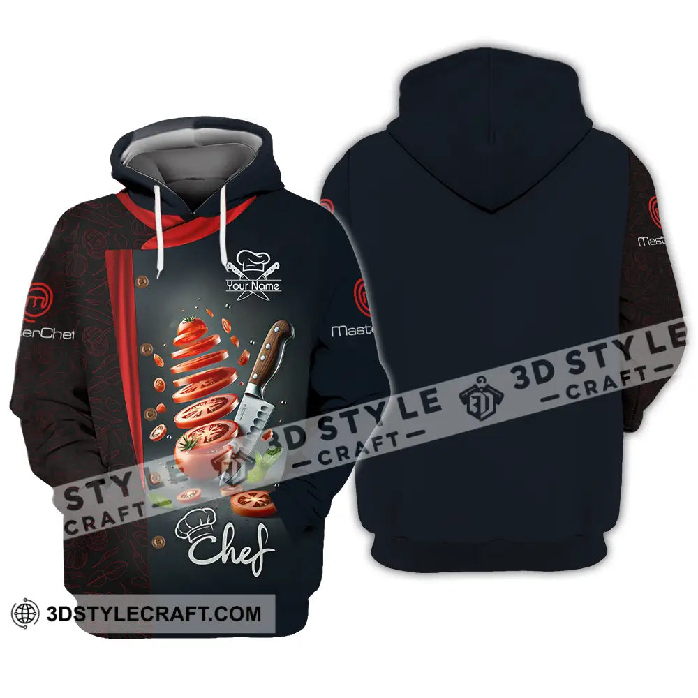Unisex Shirt - Custom Text Shirt Master Chef Shirt Hoodie / S T-shirt