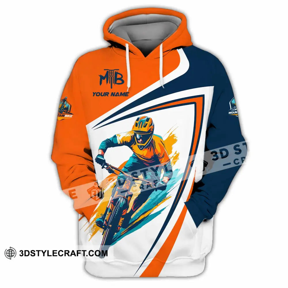 Unisex Shirt - Custom Text Shirt Mountain Bike Shirt Hoodie / S T-shirt