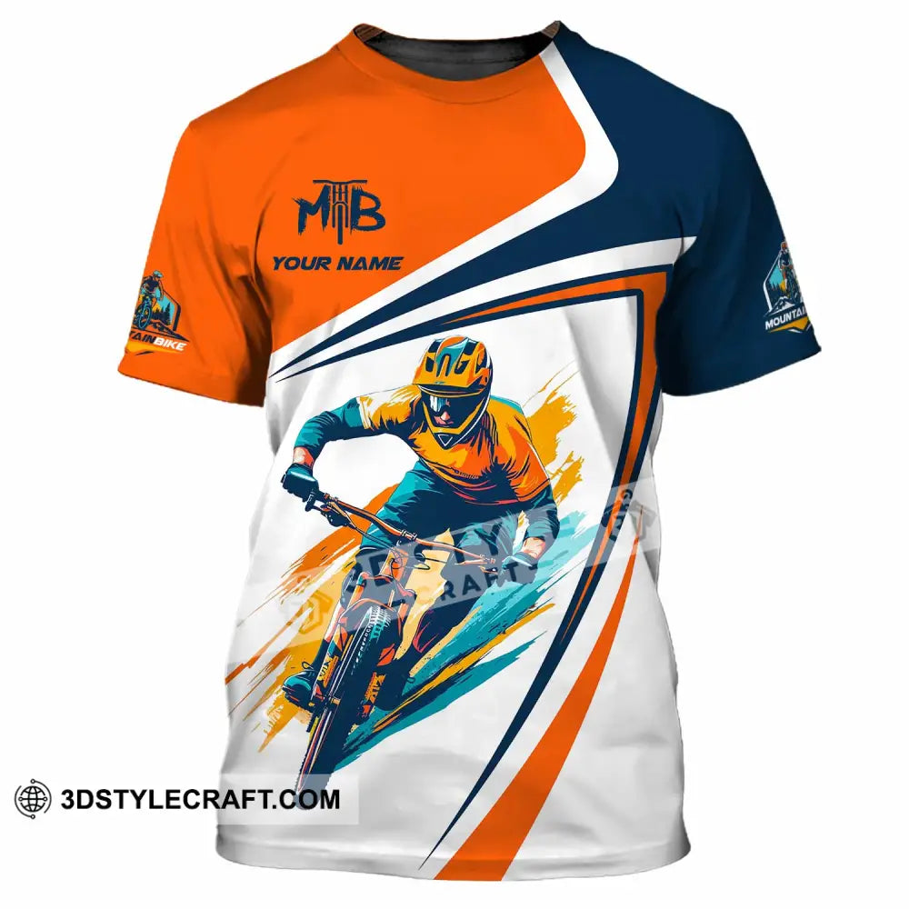 Unisex Shirt - Custom Text Shirt Mountain Bike Shirt T-Shirt / S T-shirt