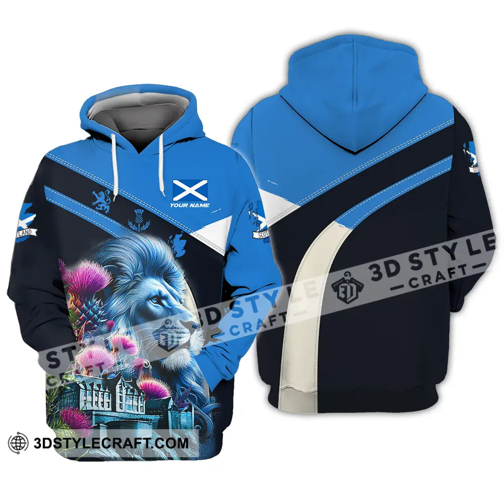 Unisex Shirt - Custom Text Shirt Scotland Shirt Hoodie / S T-shirt