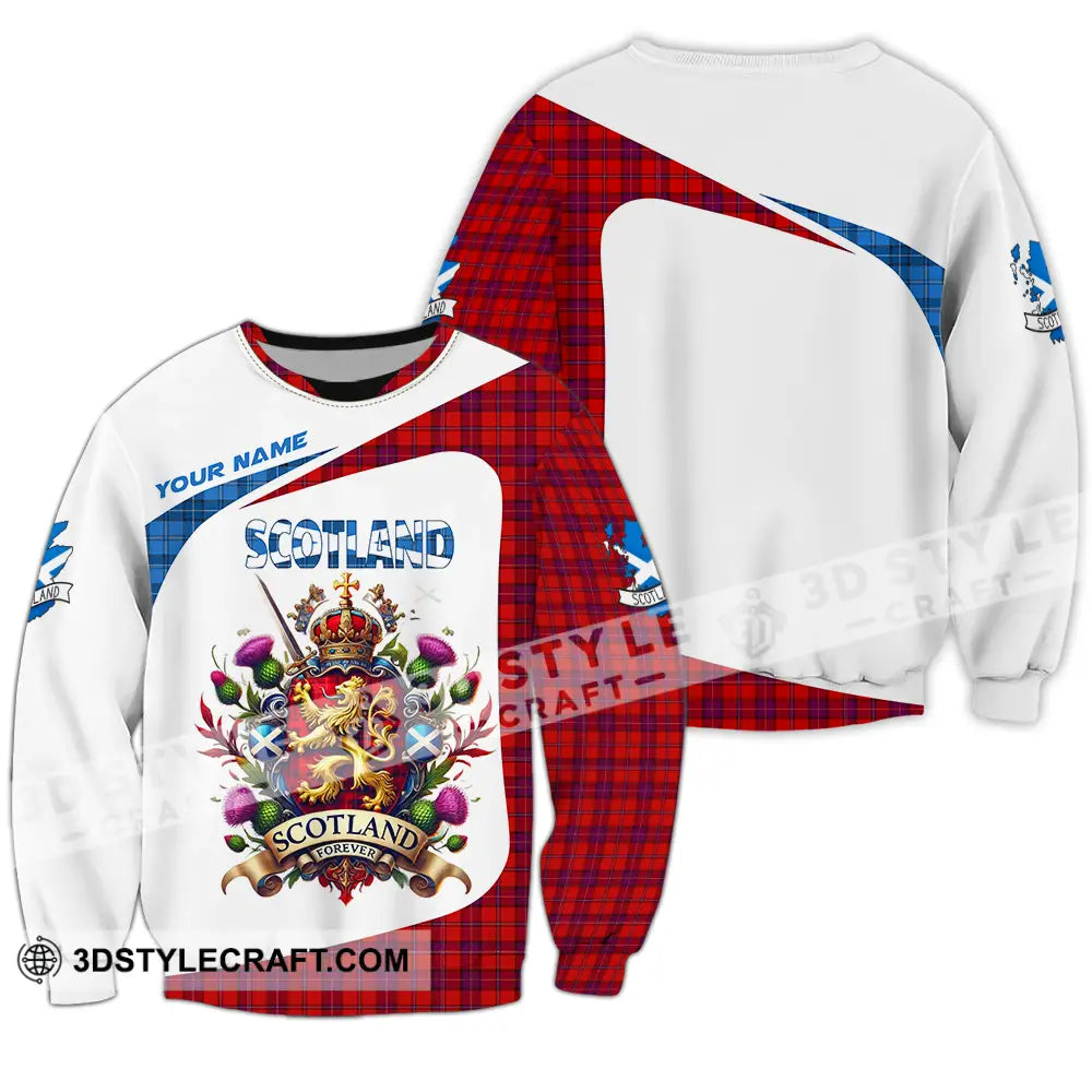 Unisex Shirt - Custom Text Shirt Scotland Shirt Long Sleeve / S T-shirt