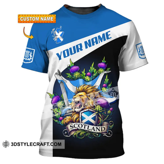 Unisex Shirt - Custom Text Shirt Scotland Shirt T-shirt