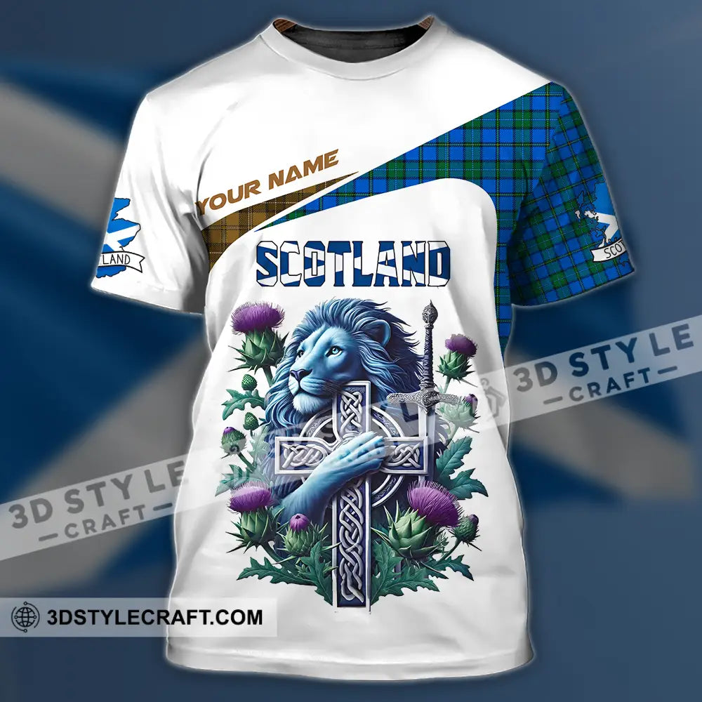 Unisex Shirt - Custom Text Shirt Scotland Shirt T-Shirt / S T-shirt